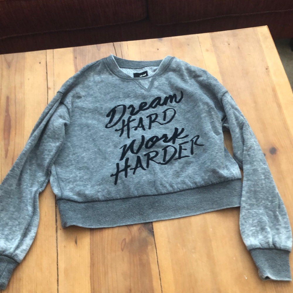 Gray sweatshirt from wet seal